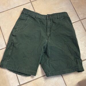 Faded Glory Dark Green Cargo Shorts for Men